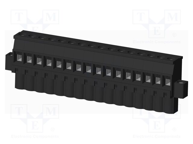 Connector: pluggable terminal block; plug; female; angled 90°