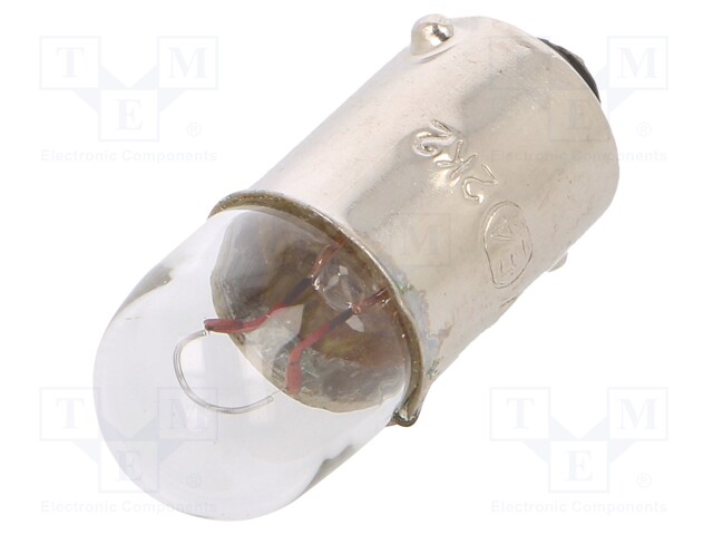 Filament lamp: automotive; BA9S; 12V; 4W; VISIONPRO; T4W