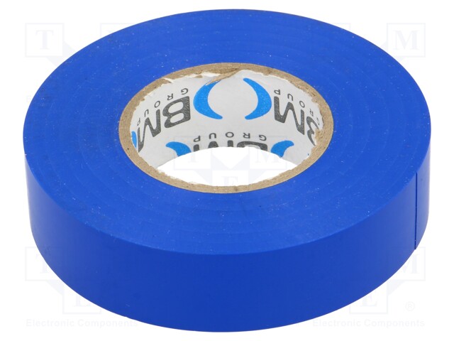 Tape: electrical insulating; W: 19mm; L: 25m; Thk: 0.15mm; blue; 200%