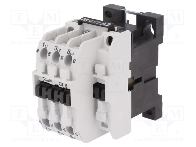 Contactor: 4-pole; NO x4; 230VAC; 6A; DIN,panel; CI 6; -30÷70°C