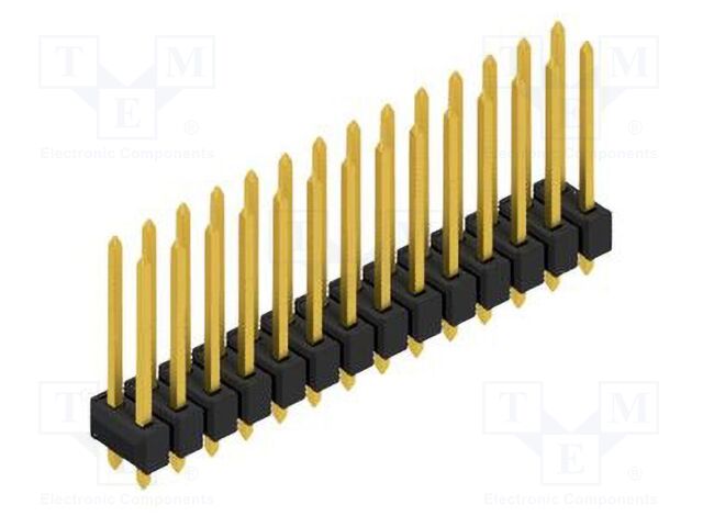 Connector: pin strips; pin header; male; PIN: 28; 2.54mm; THT; 2x14
