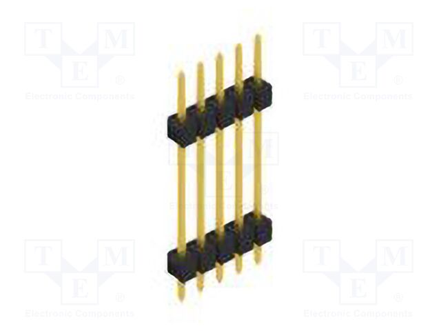 Connector: pin strips; pin header; male; PIN: 5; 2.54mm; THT; 1x5
