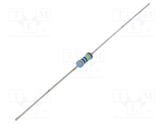 Resistor: thin film; THT; 3MΩ; 600mW; ±5%; Ø2.5x6.5mm; 50ppm/°C