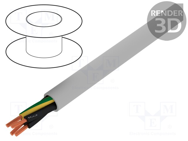 Wire; stranded; Cu; ÖLFLEX® CLASSIC 110; 4G0,75mm2; unshielded