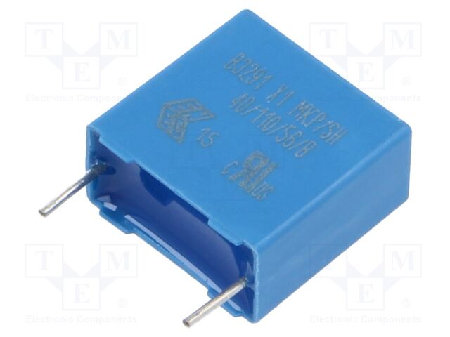 Capacitor: polypropylene; X1; 68nF; 9x17.5x18mm; THT; ±20%; 15mm