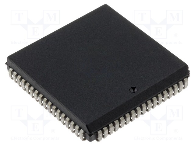 PIC microcontroller; SRAM: 1536B; 2÷5.5VDC; SMD; PLCC68