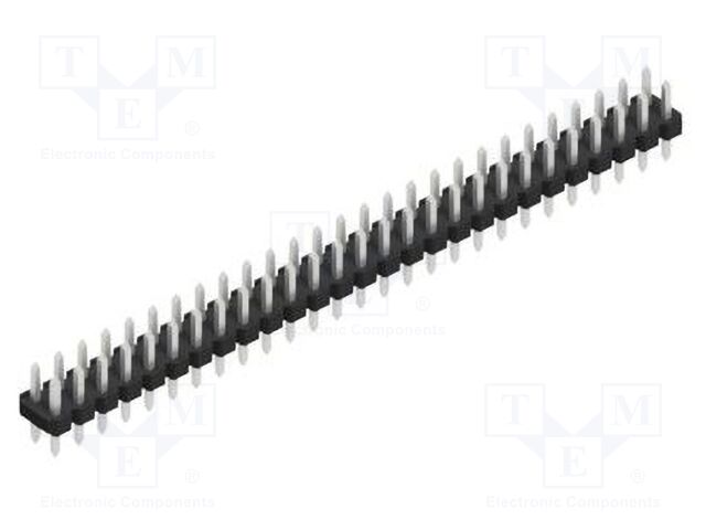 Connector: pin strips; pin header; male; PIN: 54; 2.54mm; THT; 2x27