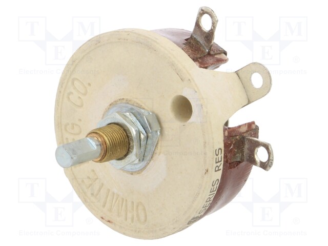 Potentiometer: shaft; 80Ω; 50W; 6.35mm; Shaft: D spring; wirewound