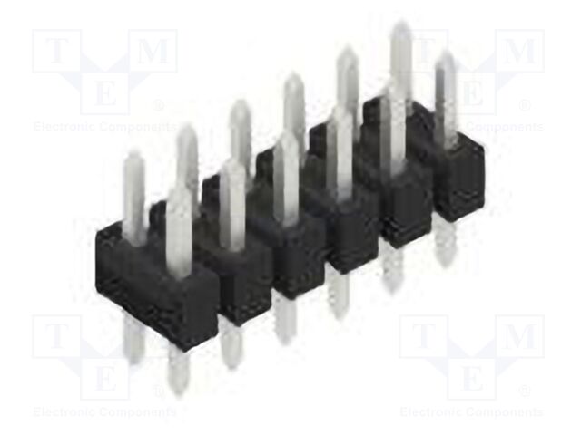 Connector: pin strips; pin header; male; PIN: 12; 2.54mm; THT; 2x6
