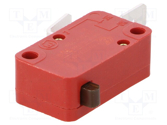 Microswitch SNAP ACTION; without lever; SPST-NO; 10A/250VAC