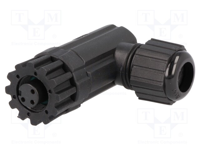 Plug; M12; PIN: 4; female; A code-DeviceNet / CANopen; for cable