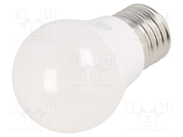 LED lamp; warm white; E27; 230VAC; 255lm; 3W; 160°; 3000K