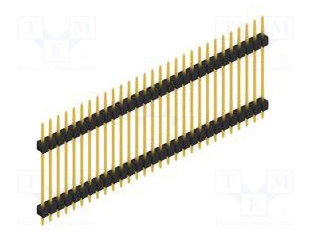 Connector: pin strips; pin header; male; PIN: 29; 2.54mm; THT; 1x29
