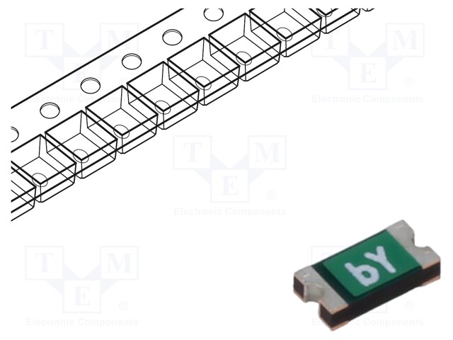 Fuse: PTC polymer; 120mA; Imax: 10A; Case: 1206; 0ZCJ