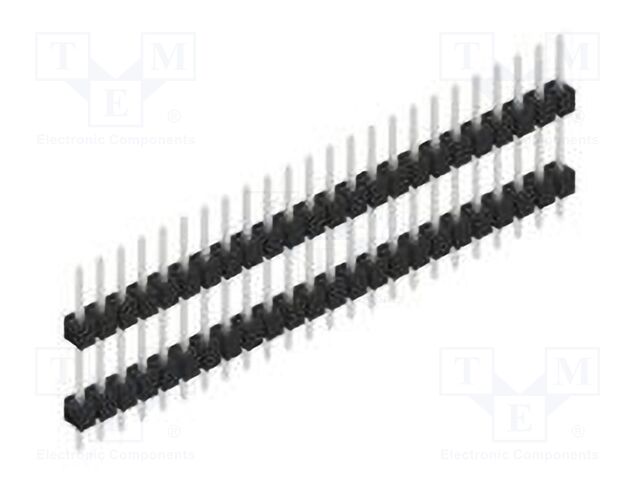 Connector: pin strips; pin header; male; PIN: 24; 2.54mm; THT; 1x24
