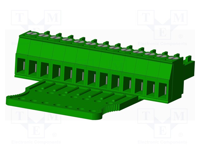Connector: pluggable terminal block; plug; female; straight; 300V