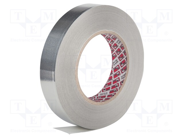 Tape: shielding; W: 25mm; L: 16m; Thk: 0.06mm; acrylic,conductive