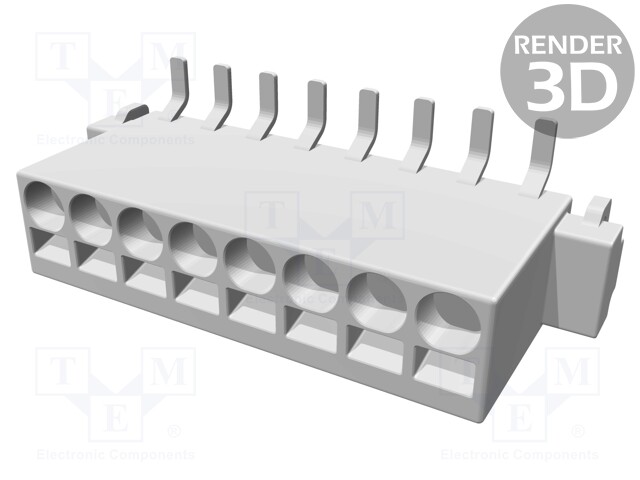 Connector: wire-board; female; PIN: 8; 2.54mm; Series: har-flexicon
