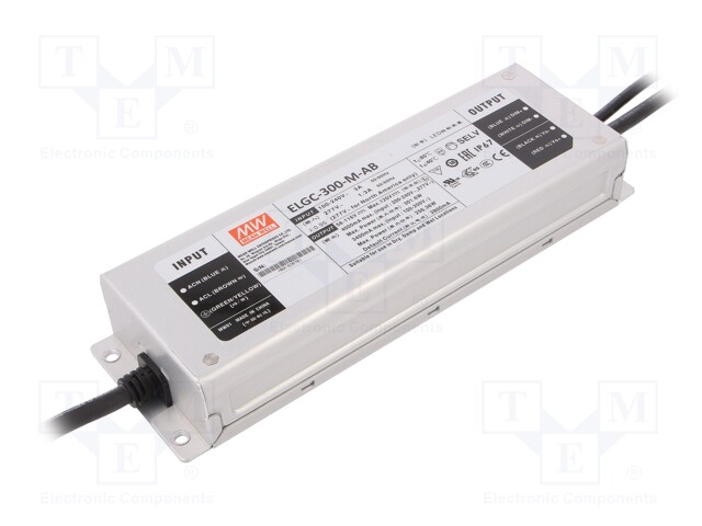 Power supply: switched-mode; LED; 300W; 58÷116VDC; 1300÷4000mA