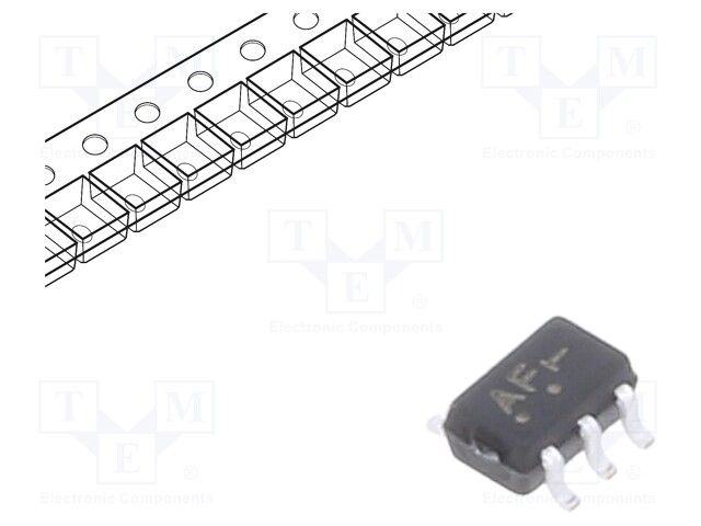 IC: analog switch; demultiplexer,multiplexer; Channels: 1; SC88A