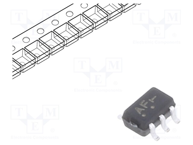 Analogue Switch, 1 Channels, SPDT, 17 ohm, 1.65V to 5.5V, SC-88, 6 Pins