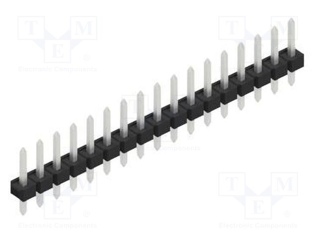 Connector: pin strips; pin header; male; PIN: 17; 2.54mm; THT; 1x17