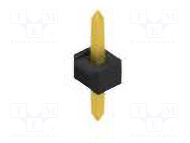 Connector: pin strips; pin header; male; PIN: 1; 2.54mm; THT; 1x1
