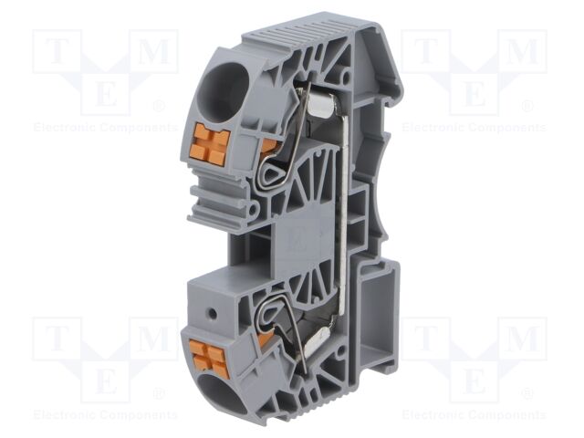 Splice terminal: rail; DS; for DIN rail mounting; spring clamp