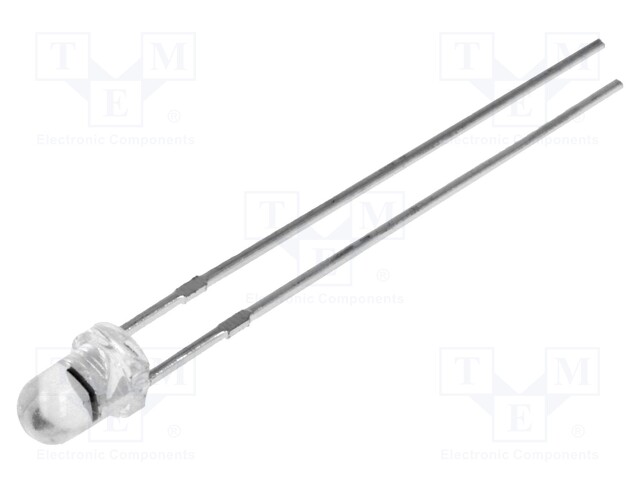 PIN IR photodiode; 3mm; 940nm; 400-1100nm; 40°; Mounting: THT; 10nA