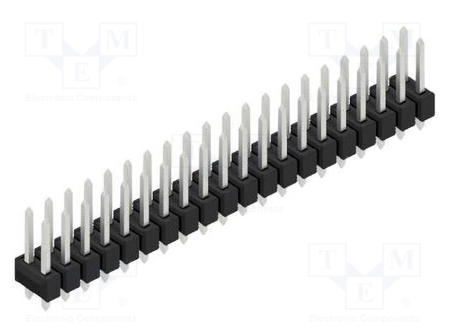Connector: pin strips; pin header; male; PIN: 40; 2.54mm; THT; 2x20