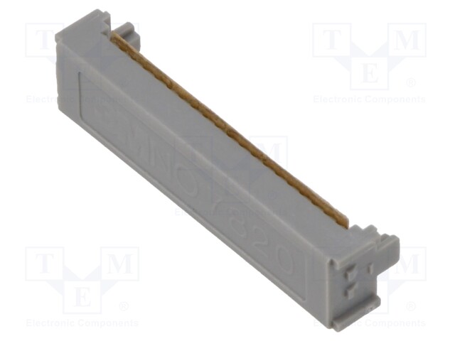 IDC; PIN: 20; IDC,THT; on PCBs,for ribbon cable; 1.27mm; 1A; 78XX