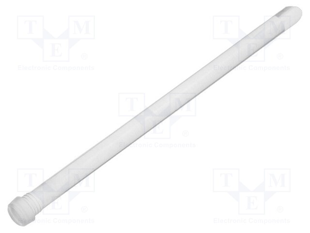 Fibre for LED; round; Ø3.2mm; Front: convex; straight