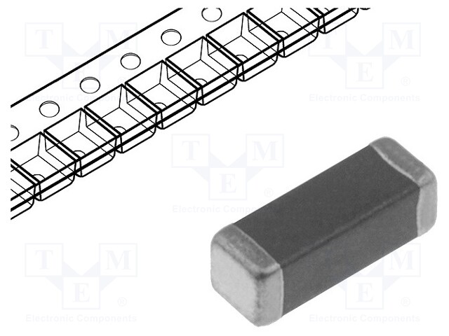 Ferrite: bead; Imp.@ 100MHz: 80Ω; SMD; 1A; 1806; R: 0.1Ω