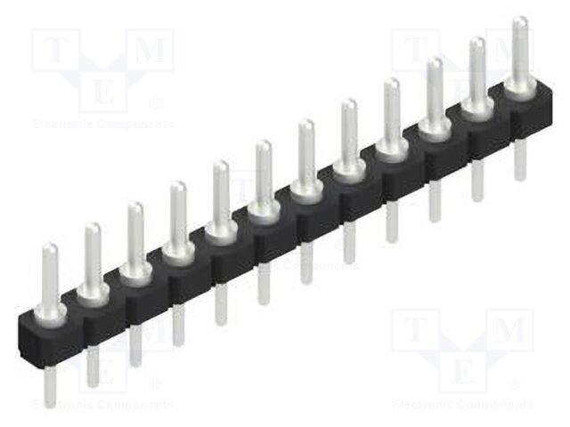 Connector: pin strips; pin header; male; PIN: 12; 2.54mm; THT; 1x12
