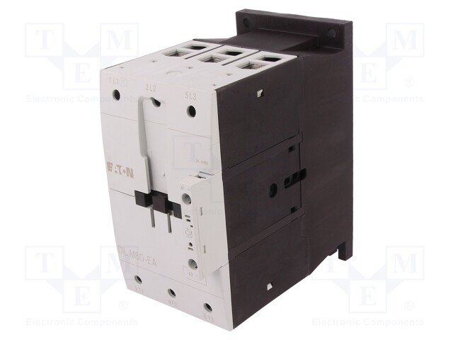 Contactor: 3-pole; NO x3; 24VDC; 80A; DIN,on panel; DILM80; 690V