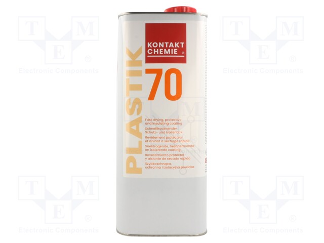 Protective coating; transparent; liquid; 5000ml; PLASTIK 70