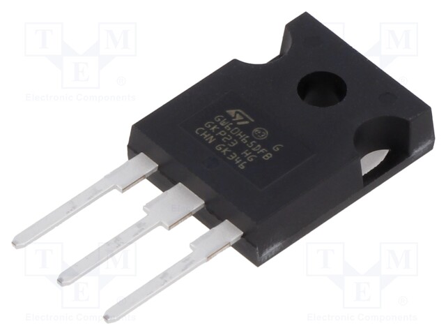 IGBT Single Transistor, 80 A, 1.6 V, 375 W, 650 V, TO-247, 3 Pins