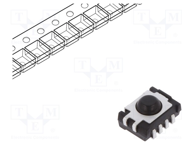 Integrated IR receiver; 40kHz; 50°; 2.5÷5.5V