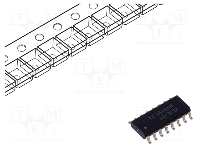 IC: interface; receiver,line driver; RS232; 1000kbps; SOIC16