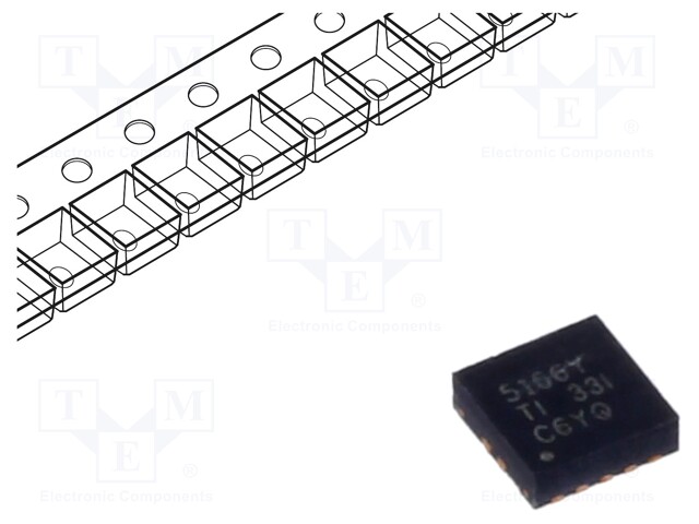 DC-DC Switching (Step Down) Regulator, Adjustable, 600 kHz, 3V-65Vin, 1.23V-65V/500 mA out, VSON-10