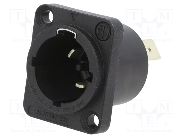 APPLIANCE INLET CONNECTOR WITHOUT INSULATION DIVID