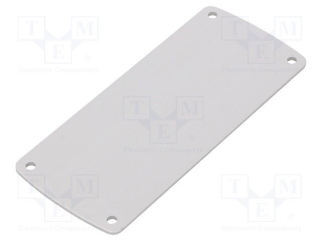 Front panel; aluminium; W: 45.8mm; L: 105.77mm; Thk: 2mm