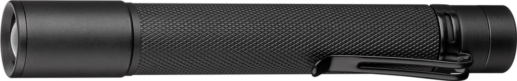 Torch: LED; Flashlight; Zoom; No.of diodes: 1; 60/120lm; Ø21x144mm; Colour: black