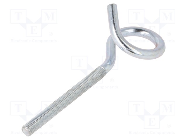 Hook; ring; steel; zinc; 160mm