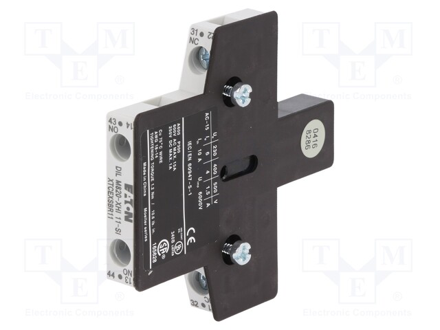 Auxiliary contacts; Series: DILM250; Leads: screw terminals