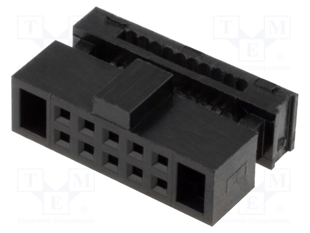 Plug; IDC; female; PIN: 10; IDC; for ribbon cable; 0.635mm