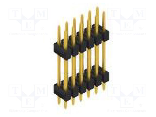 Connector: pin strips; pin header; male; PIN: 12; 2.54mm; THT; 2x6