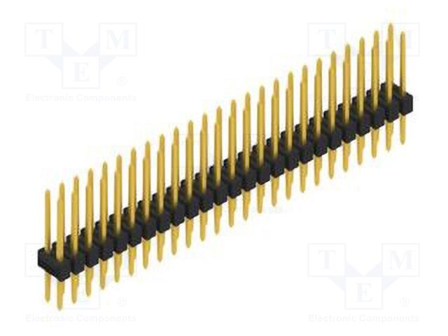 Connector: pin strips; pin header; male; PIN: 50; 2.54mm; THT; 2x25
