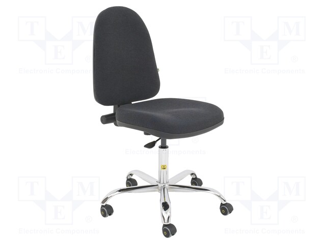 Chair; ESD; Seat dim: 450x460mm; Back dim: 430x500mm; 505÷630mm