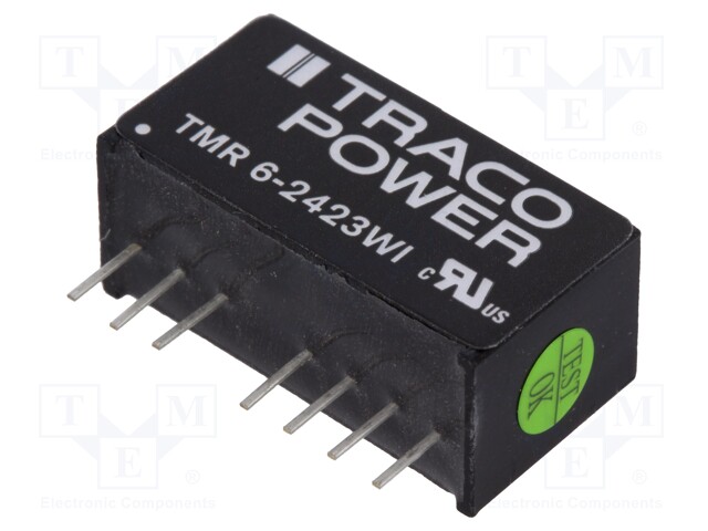 Converter: DC/DC; 6W; Uin: 9÷36V; Uout: 15VDC; Uout2: -15VDC; SIP8